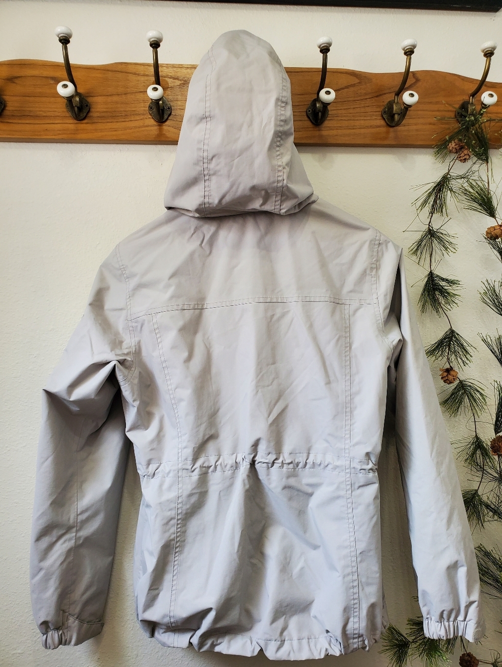 CAMEL CROWN Waterproof Shell Jacket Windbreaker Light Gray - Picture 4 of 16